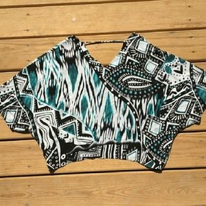 Butterfly like crop top